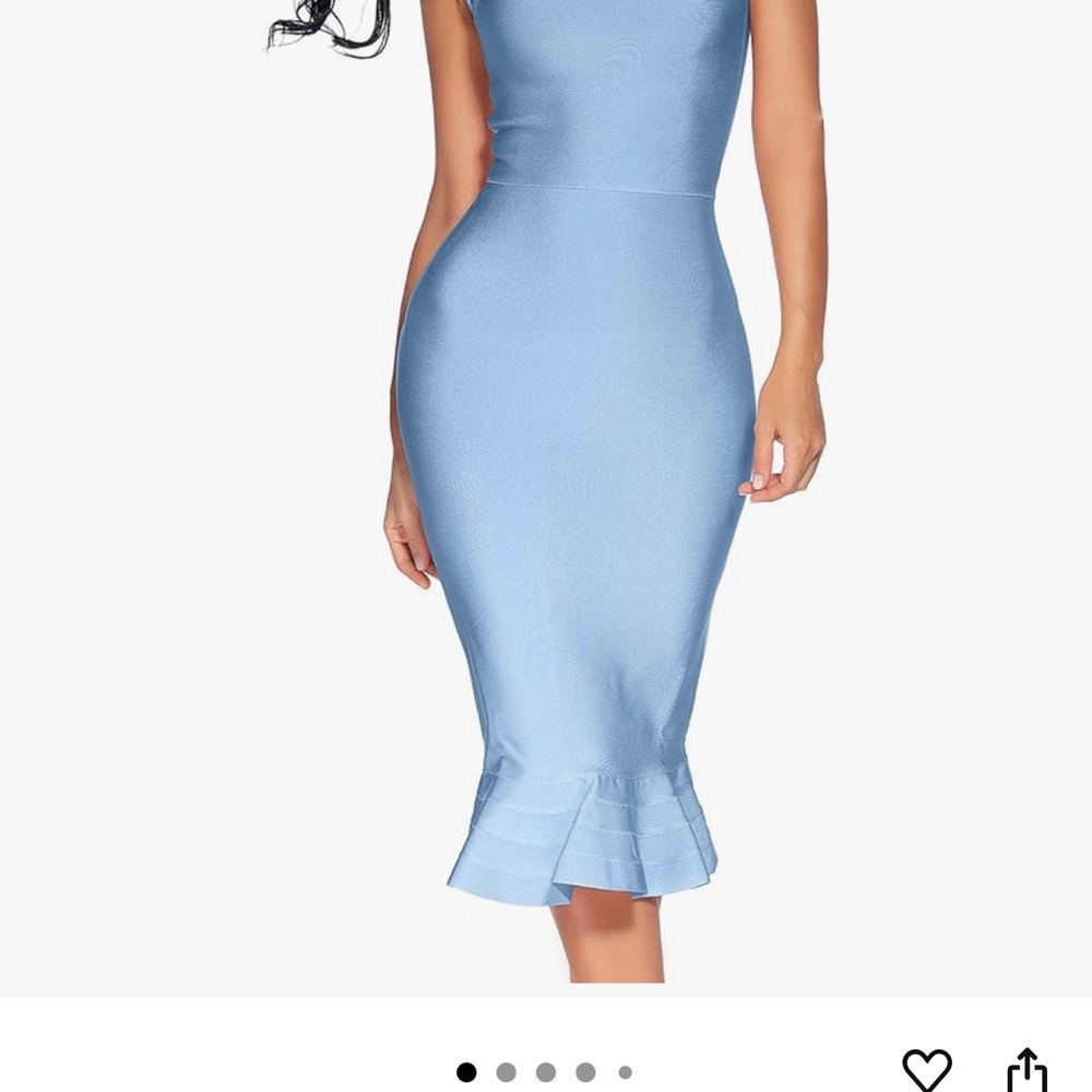 NWOT Elegant Women’s Blue Sleeveless Dress in size Medium